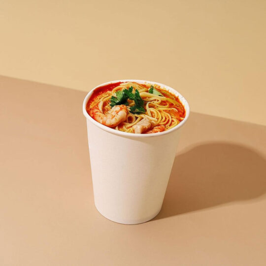 ถ้วยกระดาษสีขาว 1 ชั้น ขนาด 538 ml. / 18 oz. (ทรงสูง)