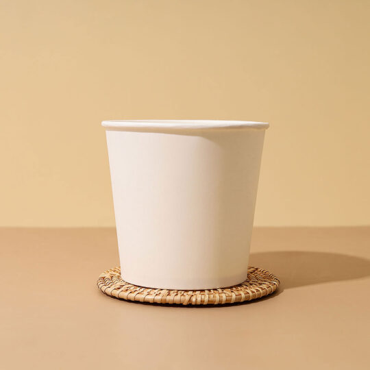 ถ้วยกระดาษสีขาว 1 ชั้น ขนาด 425 ml / 14 oz. (ทรงสูง)