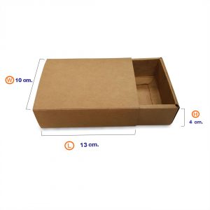 กล่องกระดาษคราฟท์-ทรงลิ้นชัก(ฝา+ตัว)-HT2-3