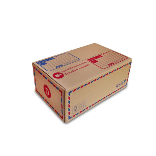 กล่องไปรษณีย์ฝาชนเบอร์ D-กล่องไปรษณีย์ เบอร์ D กว้าง 22 ยาว 35 สูง 14 เซนติเมตร