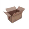 กล่องเบอร์ 0+4 17x11x10 cm (ยxกxส) สีน้ำตาลธรรมชาติ(KT)