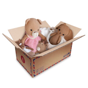 กล่องเบอร์ E(จ) 40x24x17 cm (ยxกxส) สีน้ำตาลธรรมชาติ(KT)