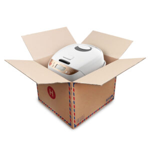 กล่องเบอร์ H 45x41x35 cm (ยxกxส) สีน้ำตาลธรรมชาติ(KT)