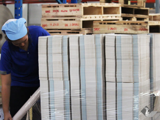 ขั้นตอนผลิตกล่องไปรษณีย์