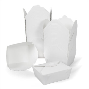 กล่องอาหารพร้อมทาน ทรงกว้าง 45 ออนซ์