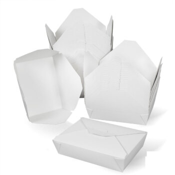 กล่องอาหารพร้อมทาน ทรงกว้าง 49 ออนซ์