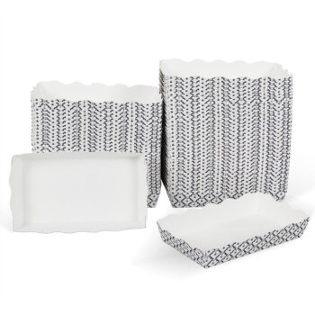 ถาดกระดาษ ลายไทย ไซส์ L