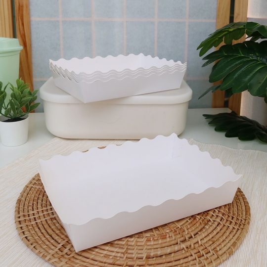 ถาดกระดาษ สีขาว ไซส์ L