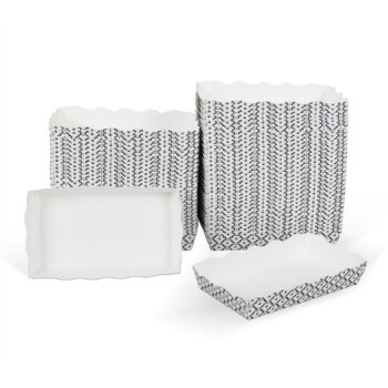 ถาดกระดาษ ลายไทย ไซส์ M