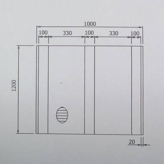 พาเลทกระดาษลูกฟูก-1-x-1.2-เมตร-dimension2
