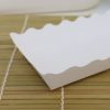 ถาดกระดาษขอบหยักสีขาว ไซส์ S