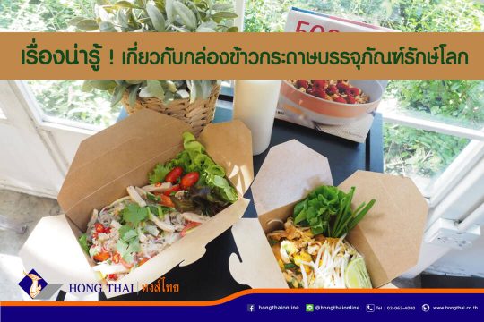 เรื่องน่ารู้-เกี่ยวกับกล่องข้าวกระดาษ-บรรจุภัณฑ์รักษ์โลก