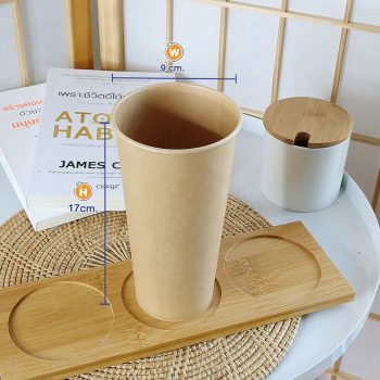 แก้วกระดาษ-คราฟท์22ออนซ์-(ไม่รวมฝา)-cover