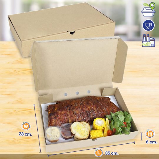 กล่องใส่อาหารทะเล-Size-M-ขนาด-35x23x6-ซม