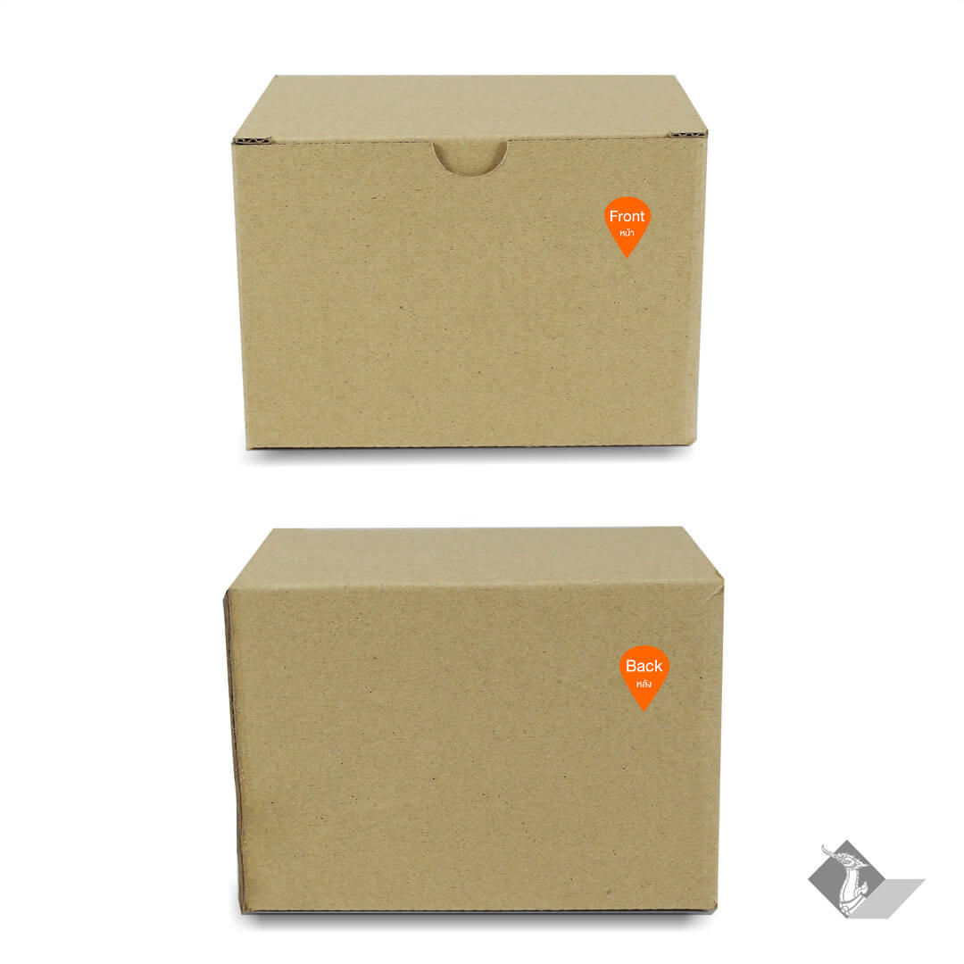 กล่องหมูทอด ขนาด 12.7x8.9x9.2 ซม.