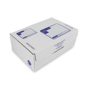กล่องไปรษณีย์ ไดคัทสีขาว เบอร์ ค. ขนาด 30x20x11 ซม. (ยxกxส)