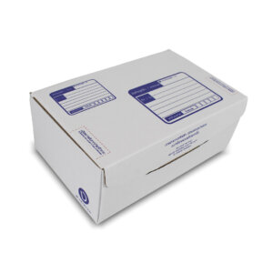 กล่องไปรษณีย์ ไดคัทสีขาว เบอร์ ง. ขนาด 35x22x14 ซม. (ยxกxส)