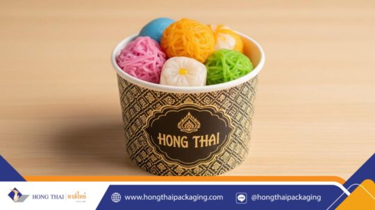 ถ้วยกระดาษลายไทย วัสดุทำจากอะไร ใช้กับธุรกิจด้านไหนบ้าง