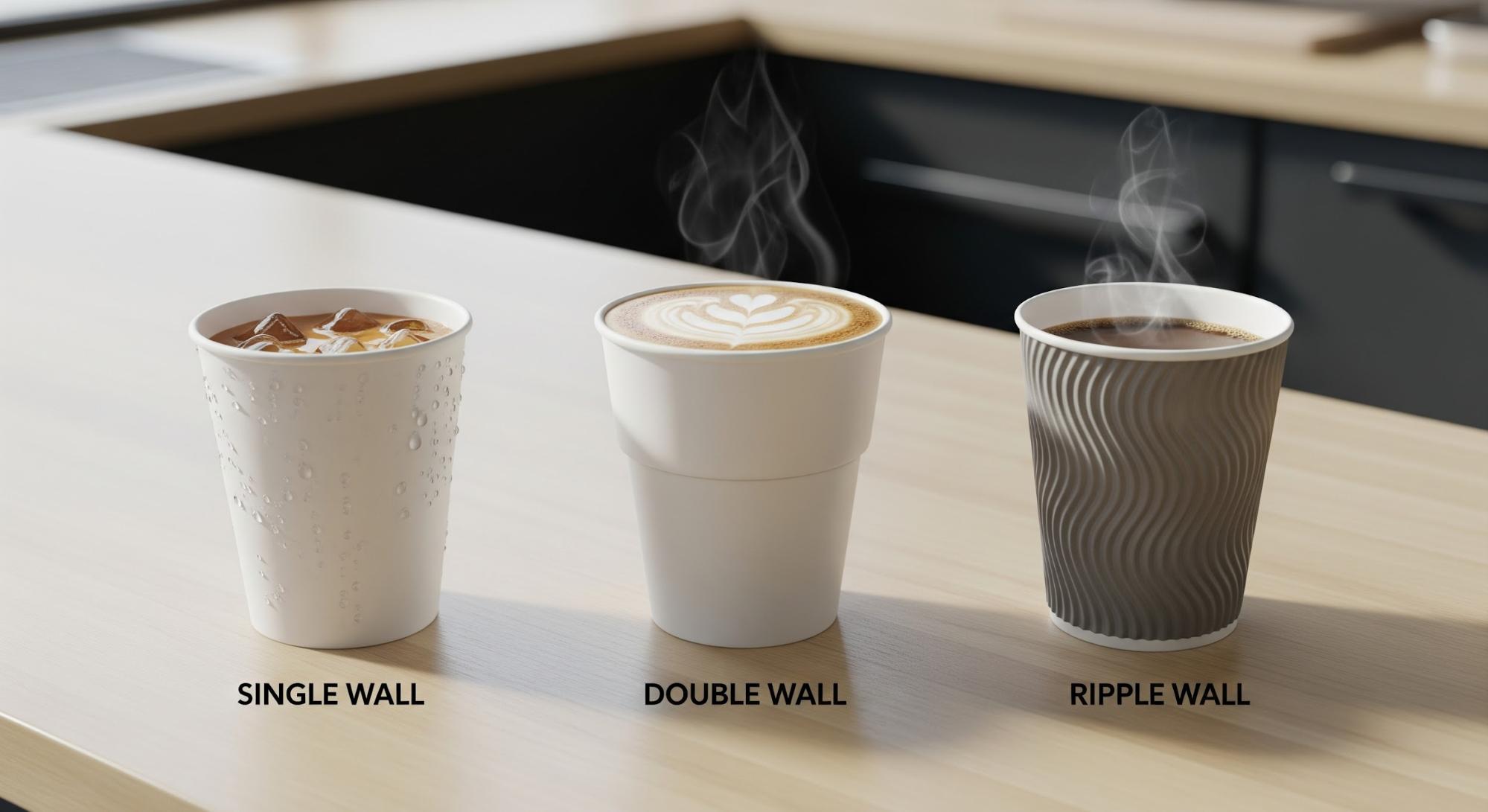 ประเภทแก้วกระดาษที่ร้านกาแฟต้องรู้จัก