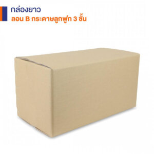 กล่องยาวกระดาษลูกฟูก 3 ชั้น (Size S) 52x32x40 cm.