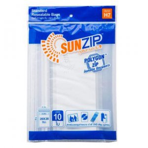 บรรจุภัณฑ์พลาสติก ถุงซิปล็อค Sunzip H7