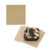 กระดาษรองซาลาเปา กระดาษรองอาหาร สีน้ำตาลธรรมชาติ 4x4 นิ้ว-รวม