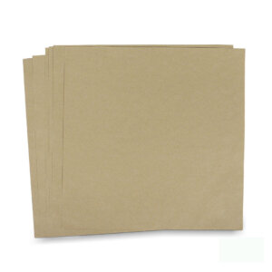 กระดาษรองอาหาร สีน้ำตาลธรรมชาติ 10x10 นิ้ว