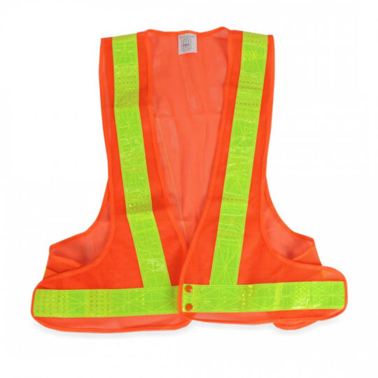 เสื้อสะท้อนแสง สีเขียว-ส้ม