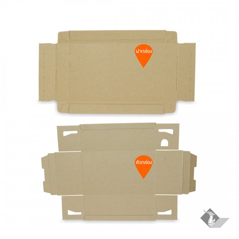 กล่องรองเท้าสีน้ำตาล No.1