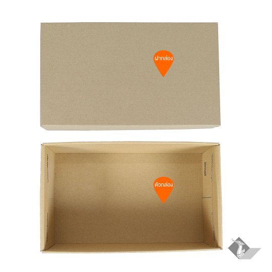 กล่องรองเท้าสีน้ำตาล No.1