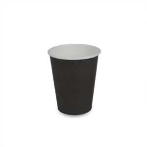 แก้วกระดาษ สีดำ 8 ออนซ์