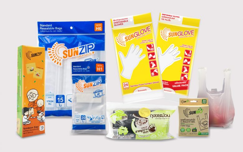 บรรจุภัณฑ์พลาสติก sun product banner