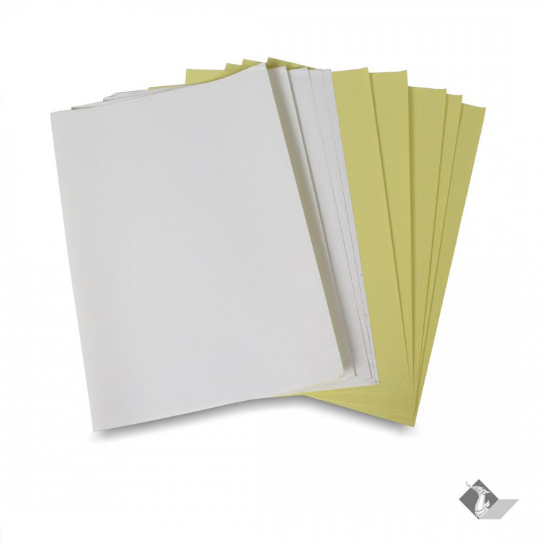 สติ๊กเกอร์ A4 สีขาวด้าน