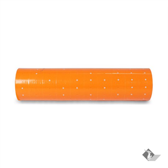 สติ๊กเกอร์ ป้ายราคา สีส้มสะท้อนแสง