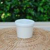 ถ้วยไอศครีม สีขาว 4 ออนซ์ (ไม่รวมฝาและช้อน)