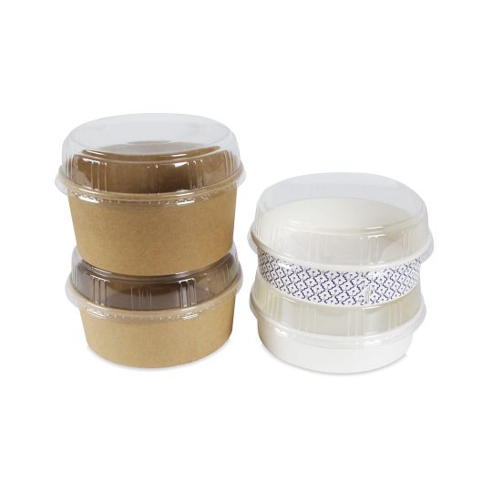 ชามกระดาษ-ฝาโมพลาสติก