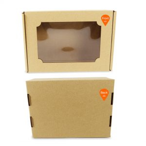 กล่องไดคัทหูช้าง มีหน้าต่าง Size M