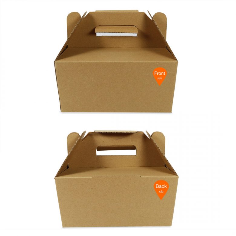 รายละเอียดกล่องไดคัม มีหูหิ้ว