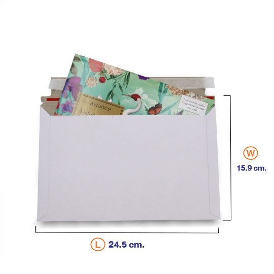ซองจดหมายกระดาษแข็ง-A5-dimension