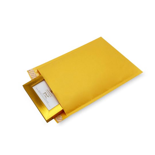 ซองกันกระแทกสีเหลืองมี Bubbles ไม่มีพิมพ์ A5