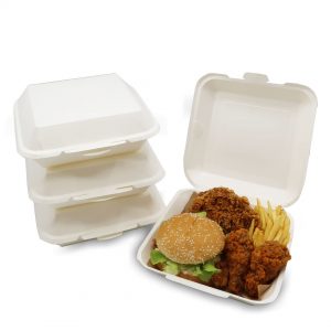 บรรจุภัณฑ์ใส่อาหารทรงเหลี่ยม (Square Shaped Food Paper Packaging)