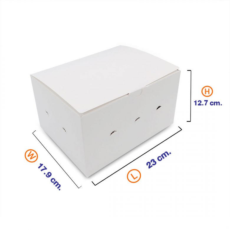 กล่องไก่ทอด สีขาว (Size L)