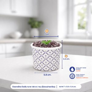 ถ้วยกระดาษลายไทย ถ้วยชิม 125 ml / 4oz (ไม่รวมฝา) ถ้วยกระดาษลายไทย ถ้วยชิม 125 ml / 4oz (ไม่รวมฝา)