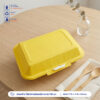 กล่องข้าว ใส่อาหารปลอดภัย สีเหลือง 725 ml.
