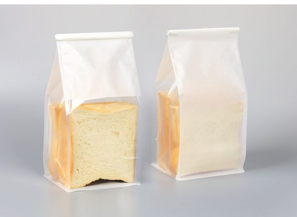 ถุงขนมปังสีขาว มีหน้าต่าง ลวดรัด 13×10.8×28 cm.(ยxกxส) (7)