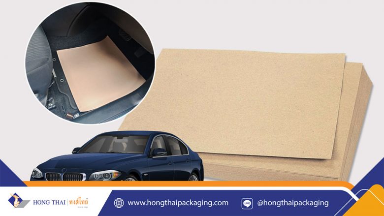 ขนาดกระดาษรองเท้ารถยนต์