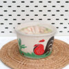 ถ้วยลายไก่+ฝาพลาสติกใส-(PP)-เจาะ-2-รู-ขนาด-2-mm.