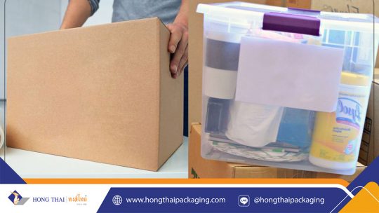 กล่องกระดาษ-VS-กล่องพลาสติก
