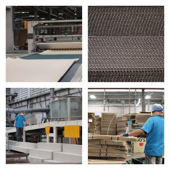 การผลิตกล่องกระดาษลูกฟูก