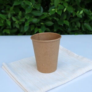 แก้วกระดาษคราฟท์ 240 ml / 8 oz (ไม่รวมฝา)